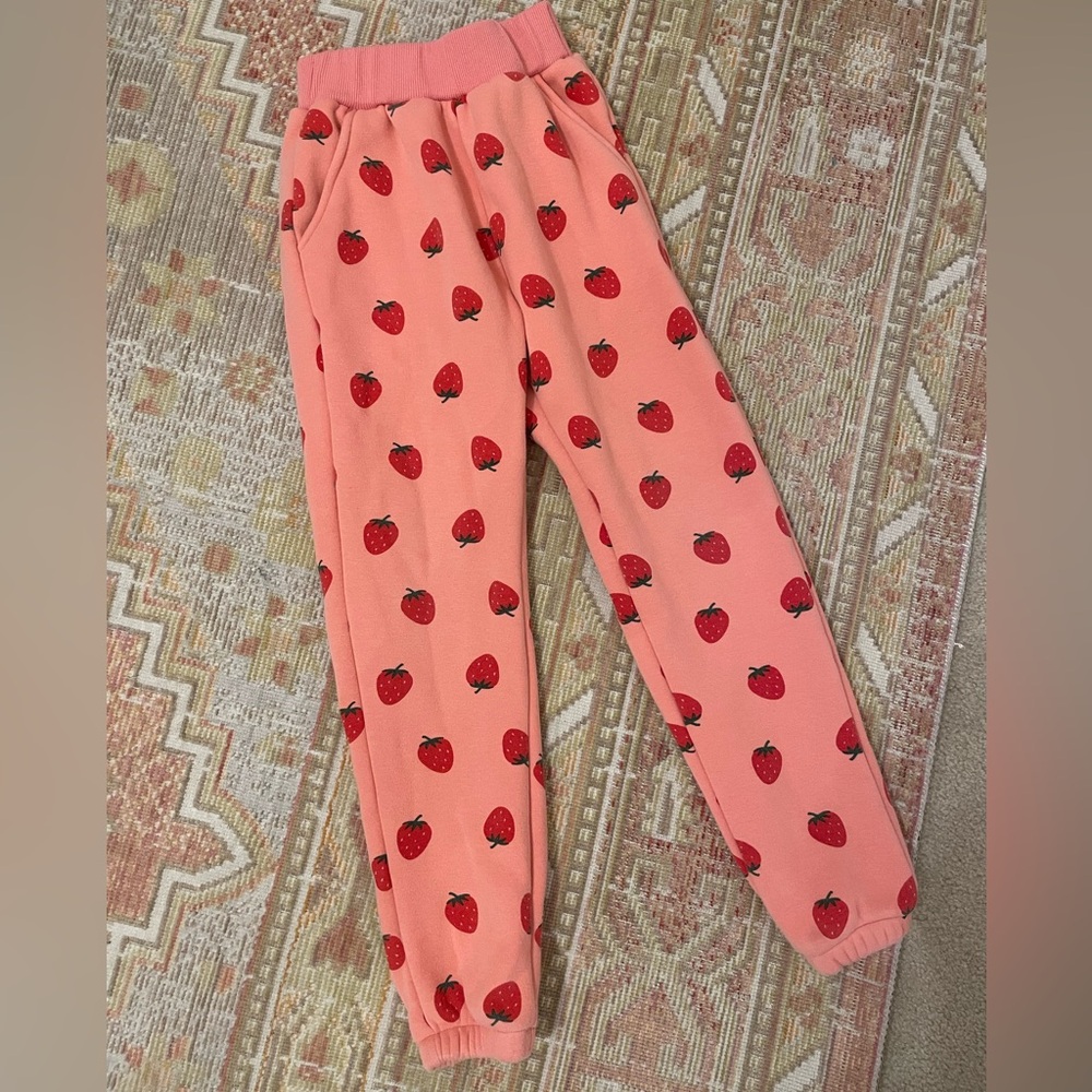 Lola + the Boys Strawberry Sweatpants